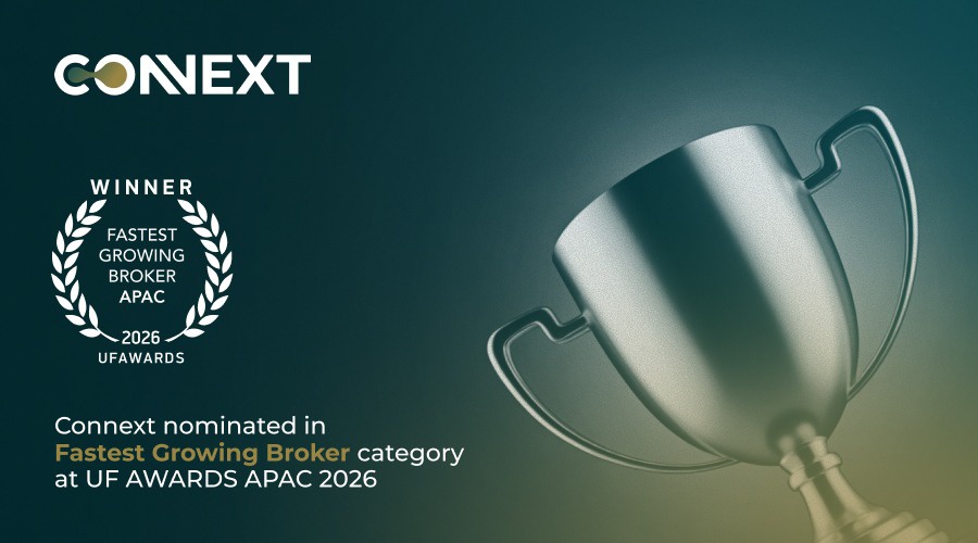 Connext takes home the fastest growing broker award at uf awards apac 2026