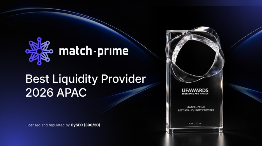 Match prime named best b2b liquidity provider apac 2026 at the uf awards apac