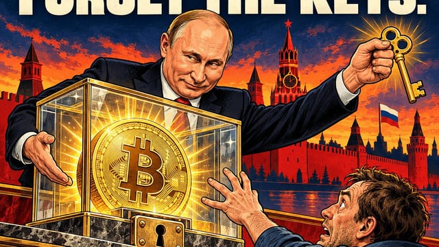 Russia wants you to buy bitcoin. just don’t ask for the keys. the next fight over bitcoin may not be about whether you can buy it. it may be about whether you’re allowed to leave the institution that sold it to you.