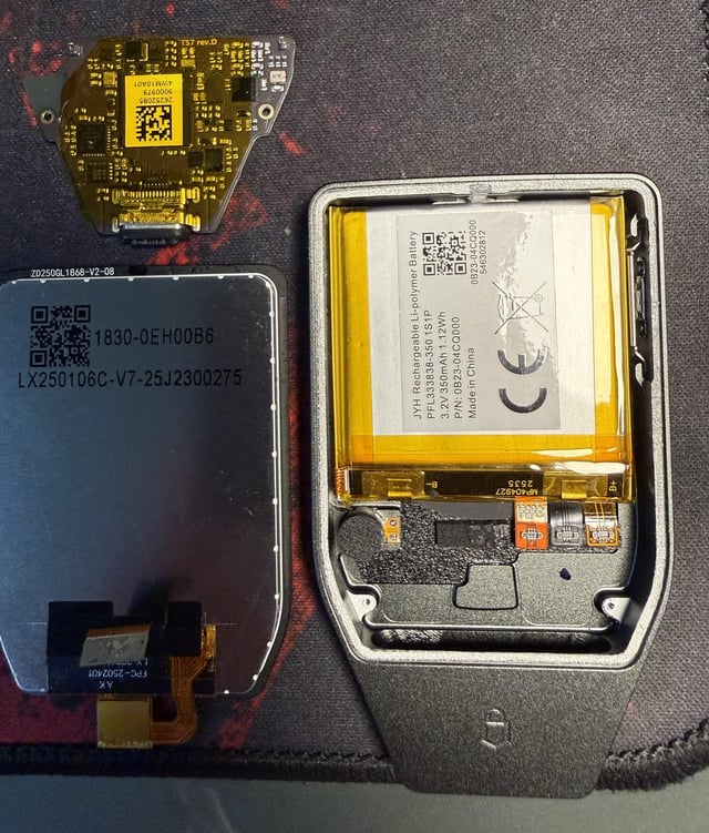 My trezor safe 7 teardown and mainboard transplant