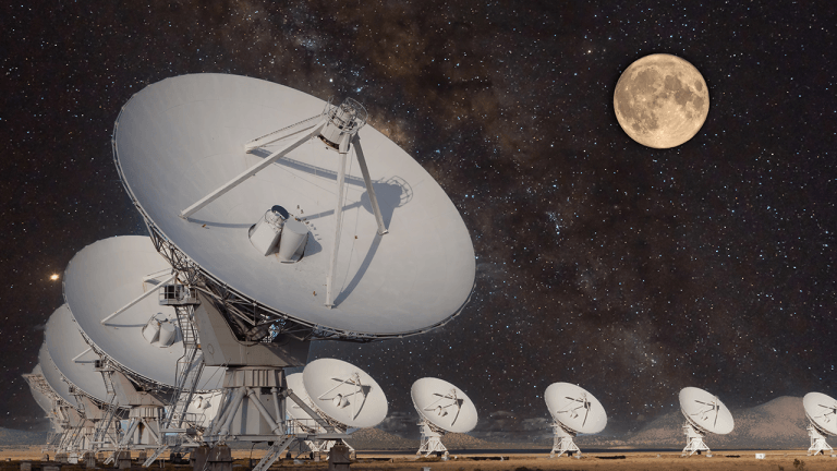 A 10.8 billion year old radio burst is pointing to a surprising home