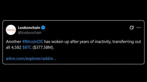A $377m bitcoin whale wakes up while another dumps btc for ether