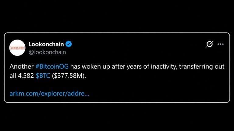 A $377m bitcoin whale wakes up while another dumps btc for ether