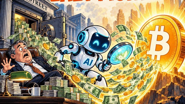 Ai is coming for wall street’s lazy money. bitcoin could be the biggest winner.