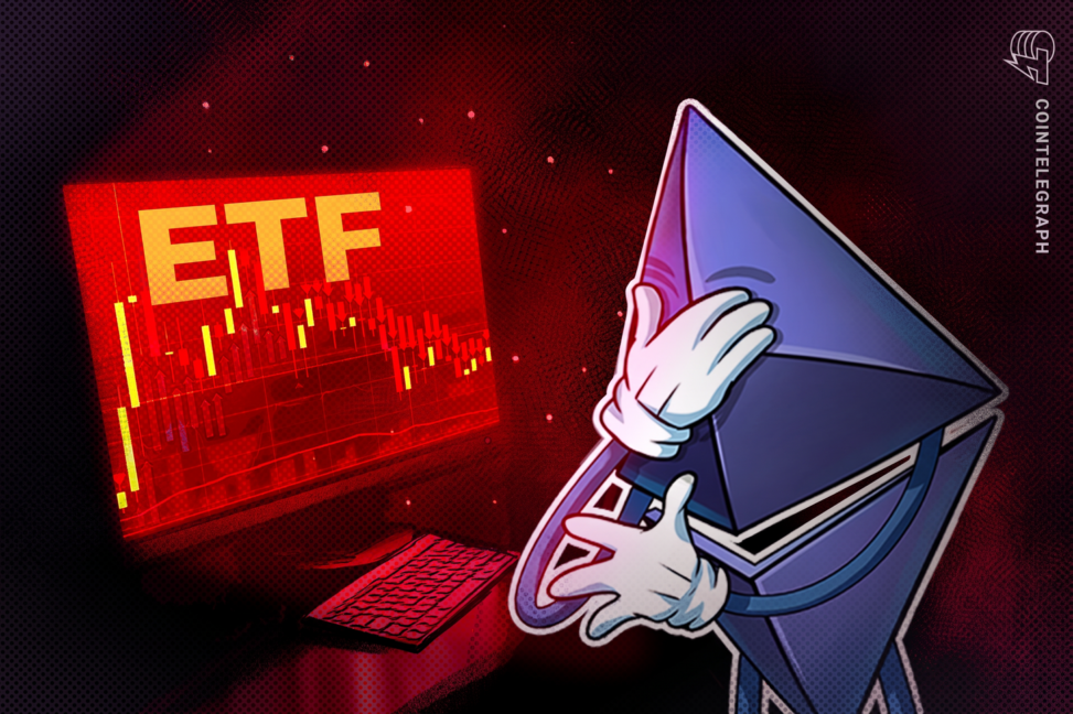 Ether etf outflows continue, pass $1b in october so far