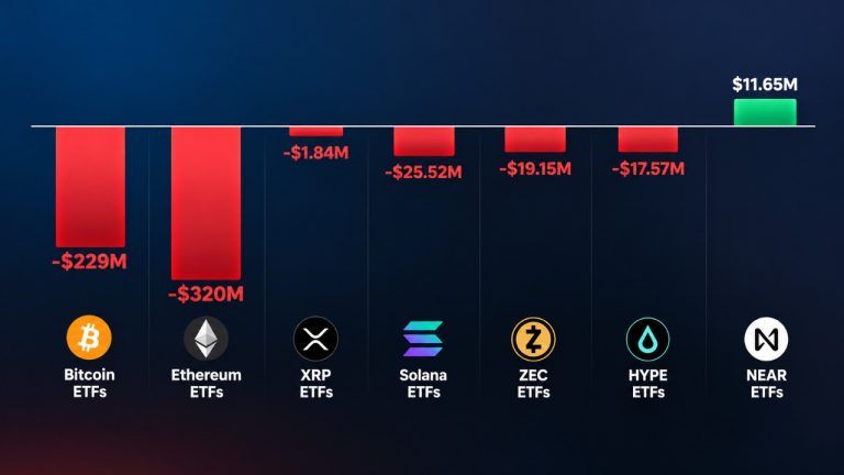 Crypto etfs lose $593m in a week as bitcoin, ether selling persists