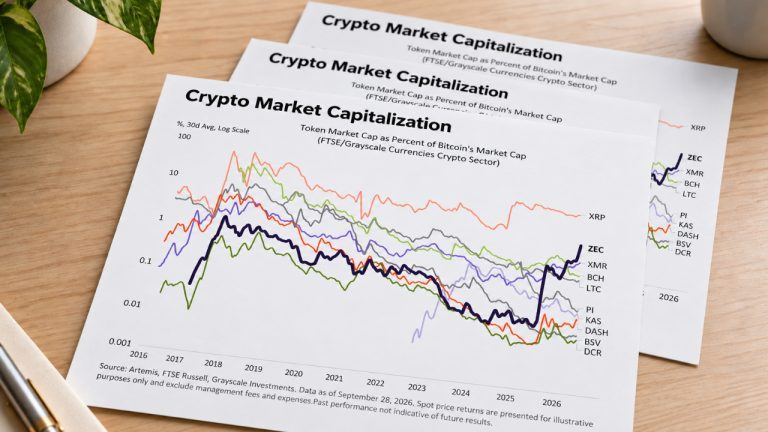 Grayscale: xrp’s near 6% bitcoin valuation sets a benchmark for zcash