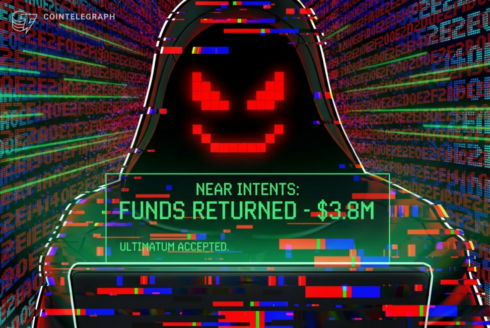 Near intents recovers entire stolen $3.8m after ultimatum to exploiter