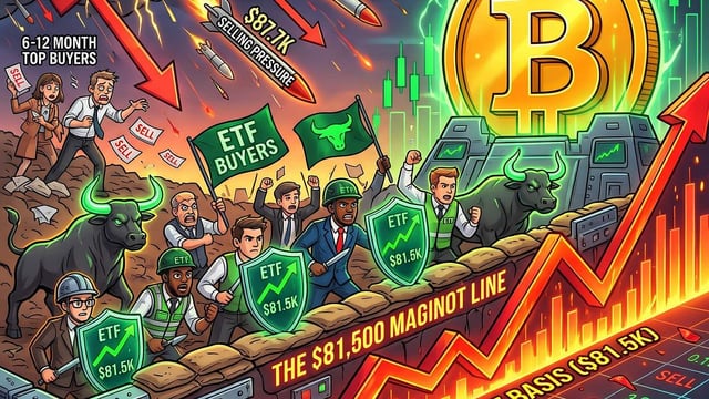 The $81,500 maginot line: inside wall street’s cost basis trench war and the final defense of the bitcoin bull market.