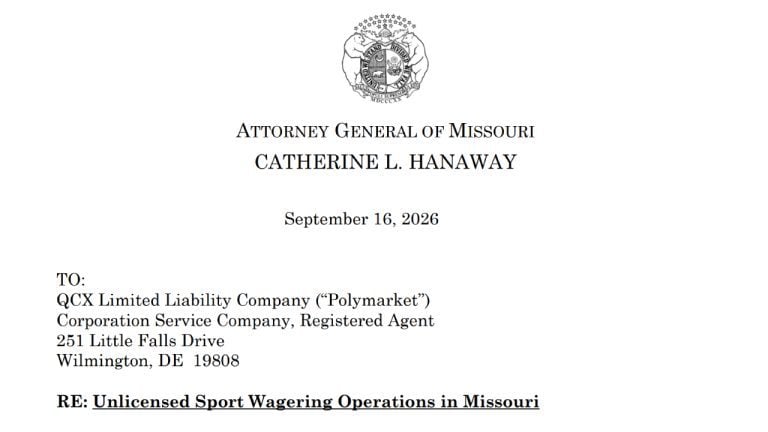 Missouri hits polymarket and kalshi with cease and desist orders