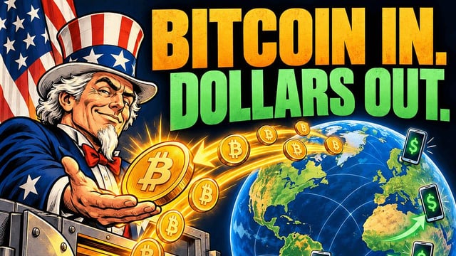 America is importing bitcoin and exporting dollars. guess which one it can’t print. the world wants easier access to dollars. american finance wants easier access to bitcoin. those two ambitions could reshape money—and they don’t require either side to lose.