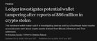 What the hell just happened with ledger now?