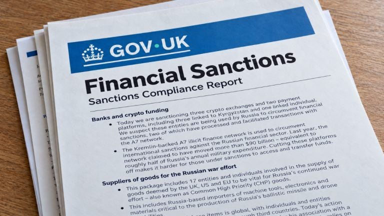Uk sanctions crypto exchanges over suspected russia linked evasion