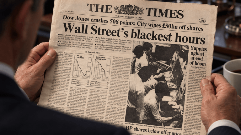 Wall street braces for black monday’s return 39 years later